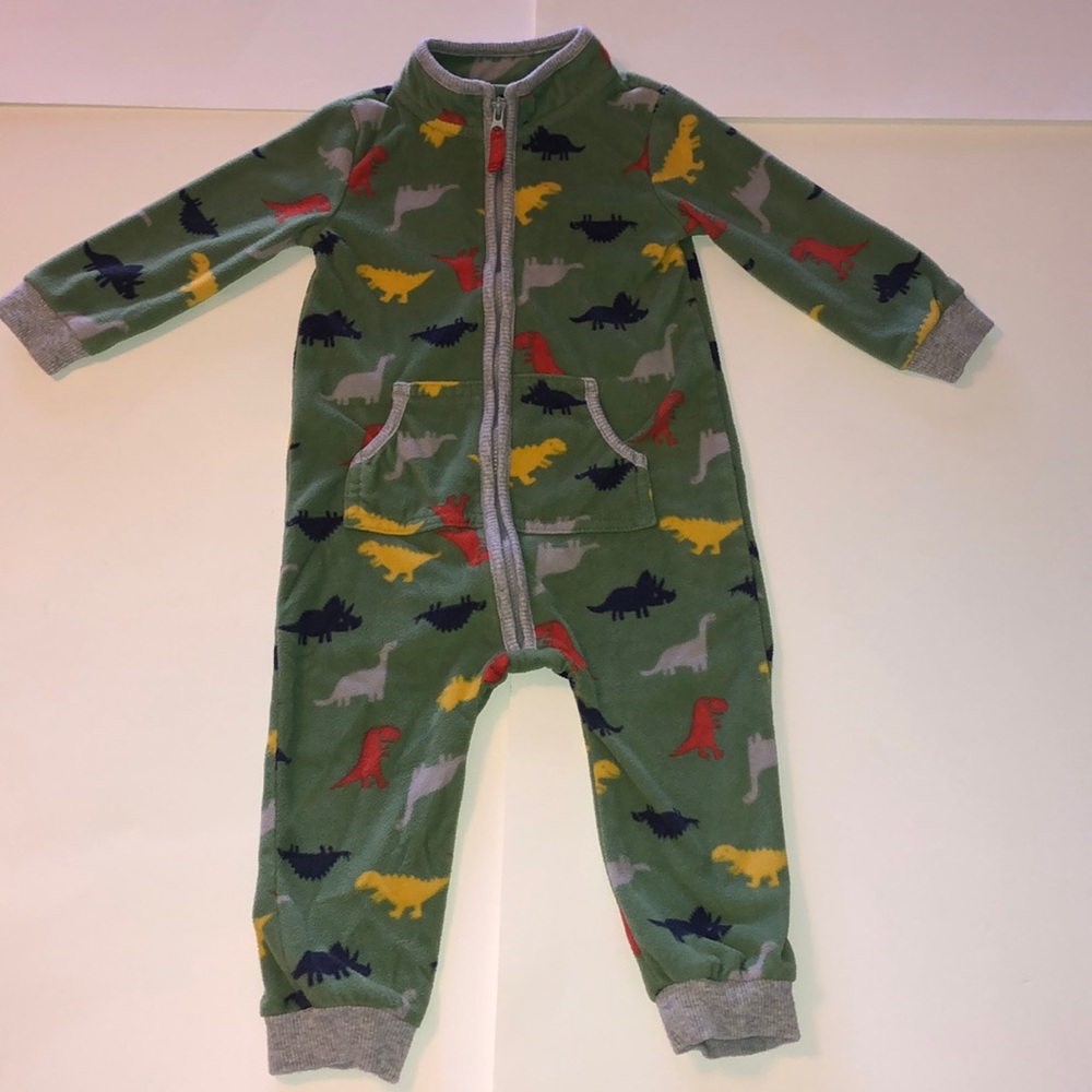 Carters Dino Zip-up Onsie